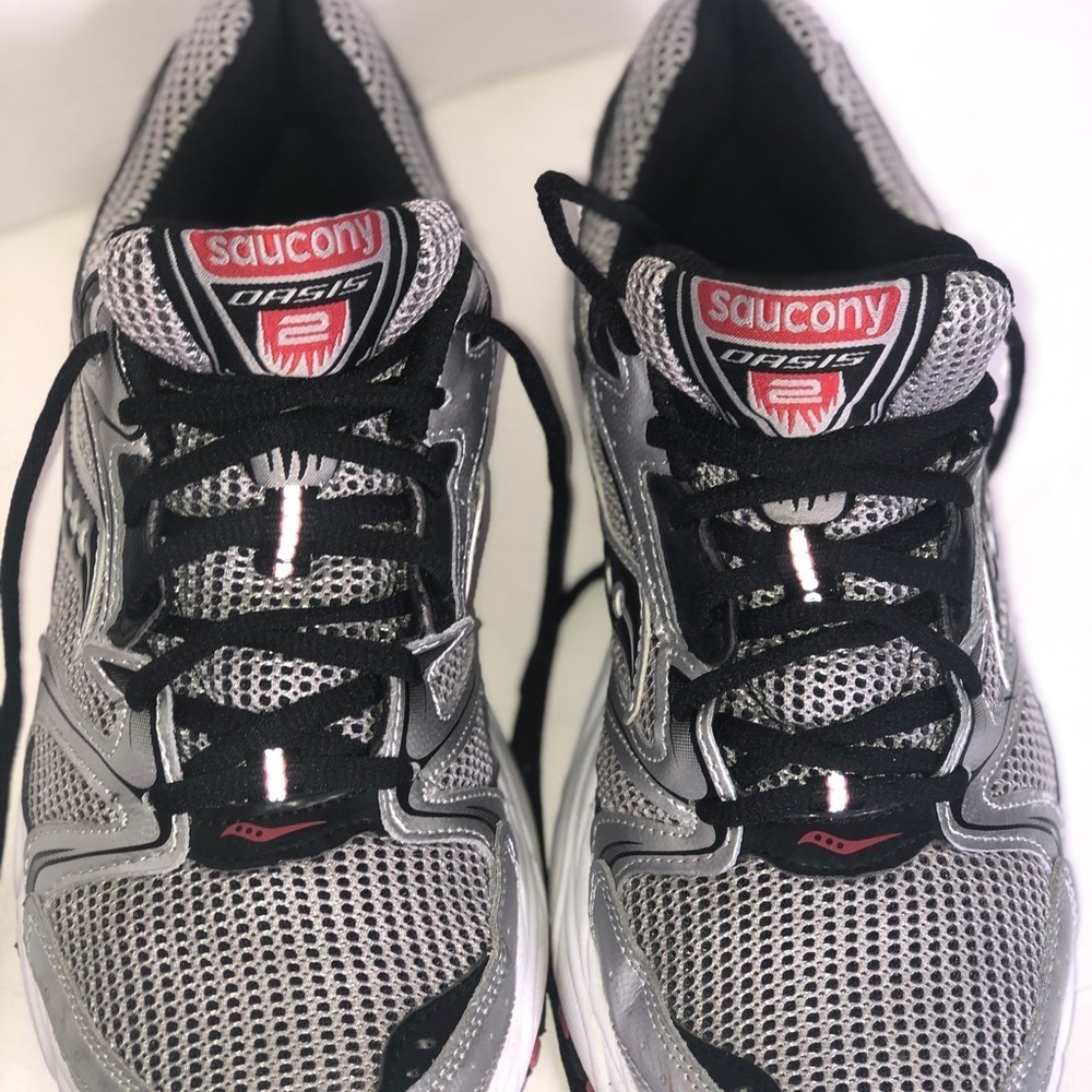 Saucony Cohesion 9 sliver red Mens